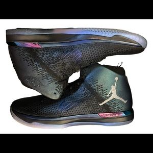 Jordan Black and Iridescent Men's Athletic Shoes